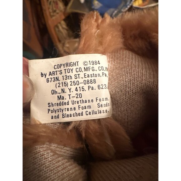 Vintage 1984 Arts Toy Co. Bald Eagle Hand Puppet - Picture 3 of 4